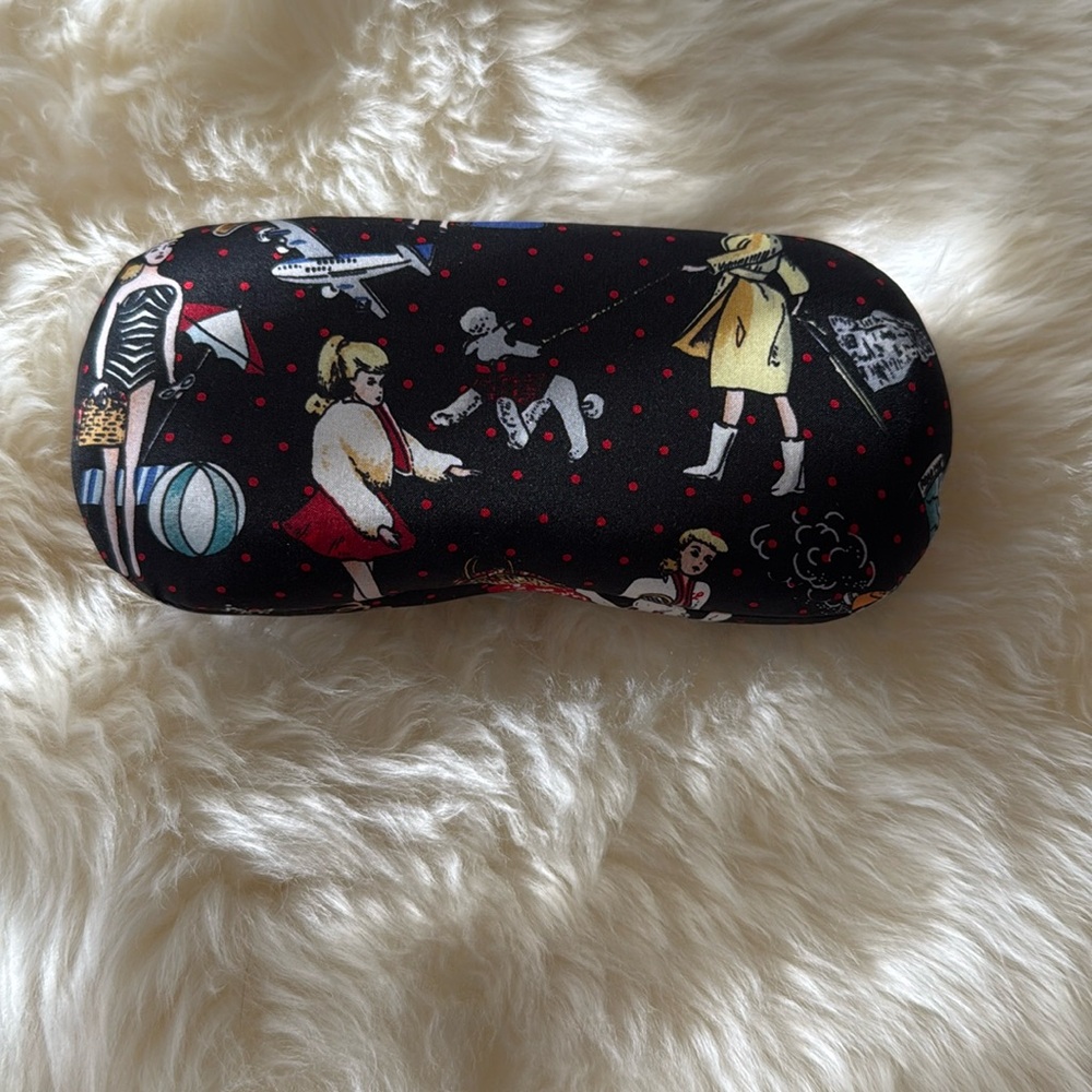Nicole Miller Barbie glass case